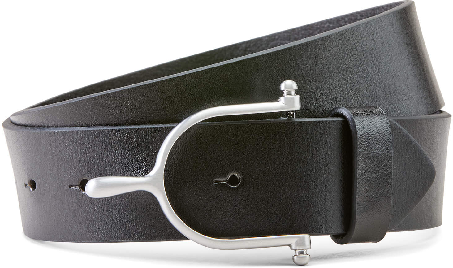 Women's Spur II Belt in Black Leather, Size: XS by Ariat
