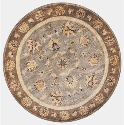 Domani Alexandria Grey/Mocha Traditional Hand-tufted Wool Area Rug