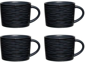 Noritake Colorscapes Swirl Set of 4 Teacups, 6 oz.