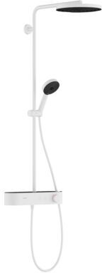 Hansgrohe Pulsify Brause-Set 24220700 mit Thermostat, mattweiß