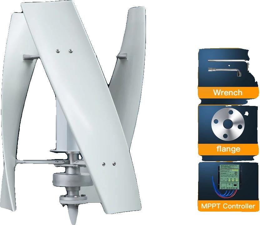 Windkraftanlage Stromgenerator, hohe Effizienz, leiser Betrieb, er MPPT-Controller, 10000W, 48V-a