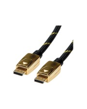 ROLINE GOLD DisplP 1.4 Kabel ST/ST 1m Digital/Display/Video DisplayPort Gold (11.04.5920)