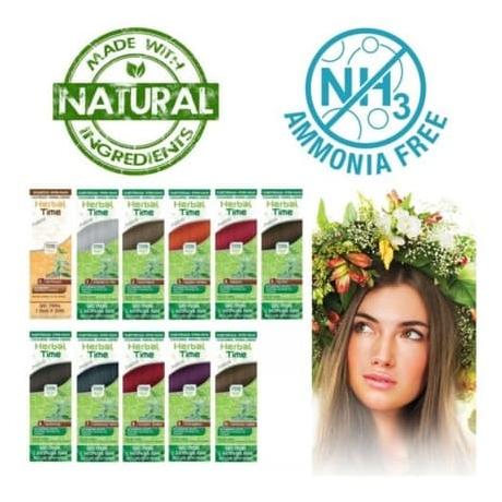 Herbal Time Henna Haarfärbecreme Färbemittel Natürlicher Bio-Farbstoff (50005211)