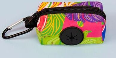 Uplift Essentials High Quality Patterned Dog Poop Bag Dispenser colorful Rainforest