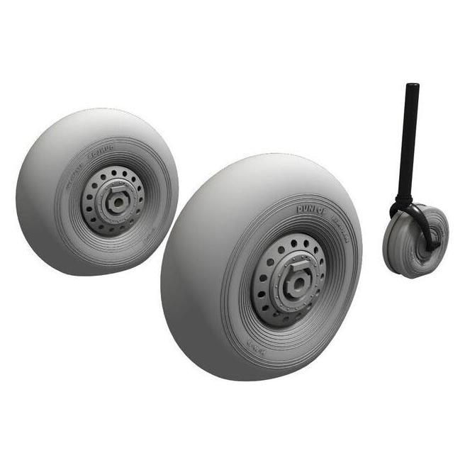CMK Lancaster Mk.I/III Mainwheels and Tailwheel w/Leg (129-7499)