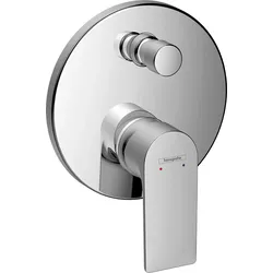 hansgrohe Rebris E Einhebel-Wannenarmatur, Unterputz, mit integrierter Sicherungskombination, 72469000, Farbe: Chrom