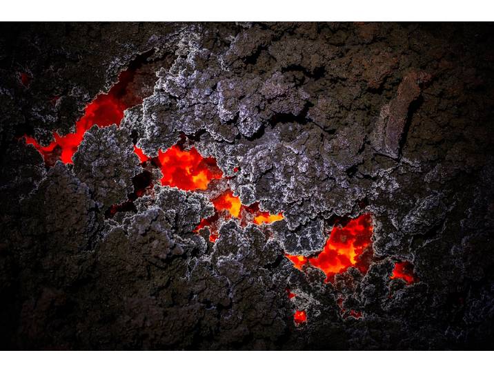 Fototapete PAPERMOON Photo-Art BARATHIEU GABRIEL, LAVA , bunt, B:3m L:2,23m, Vlies, Tapeten, Fototapete