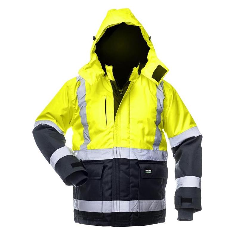 B-Safety CANVAS HIVIS FB-8946 Jacke gelb, blau, XXL (XXL) (WJ-CANVAS-C2-0411-XXL)