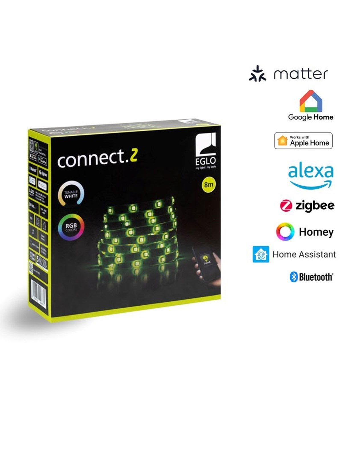 EGLO LED STRIPE-Z light strip RGB+TW 8 meters