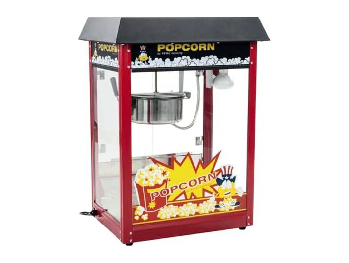 Royal Catering - RCPS-16E popcornmachine - zwart dak - 1500 W - 8 oz - 16 l/h - gratis verzending