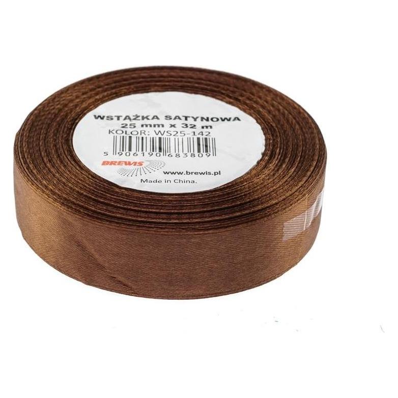Brewis Braunes Satinband 25mmx32m (47593273)