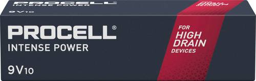 PROCELL Intense MN1604 9V Block-Batterie 9V 10St.