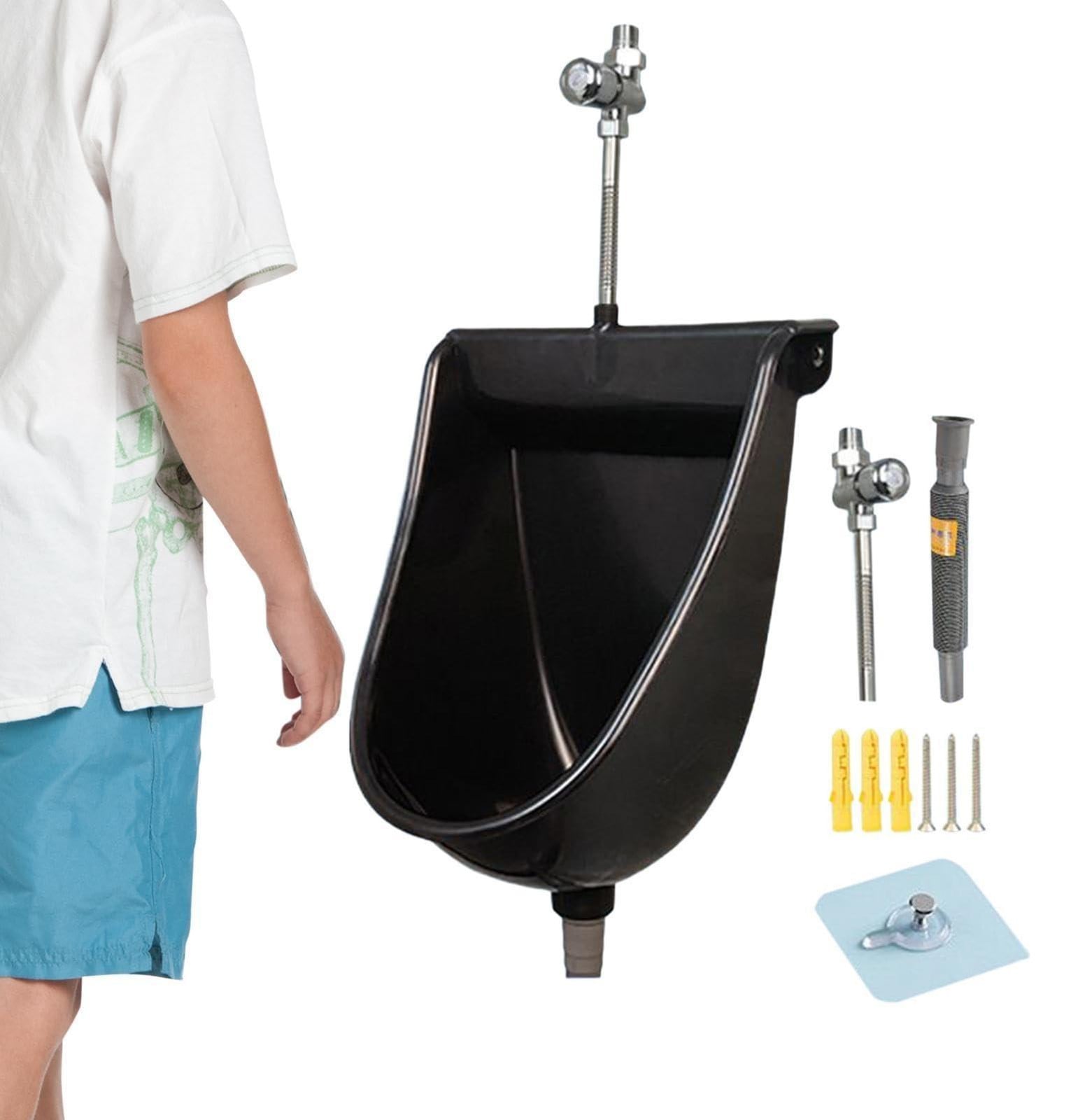 Wandhangend toilet voor heren met spoelfunctie