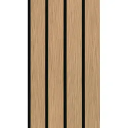 MEISTER Akustikpaneele Acoustic Sense BOLD 2600 x 330 x 20 mm 20125 Vintage Wood