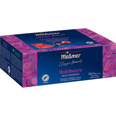 Meßmer Classic Moments Früchtetee Waldbeere 100 Teebeutel (250 g)