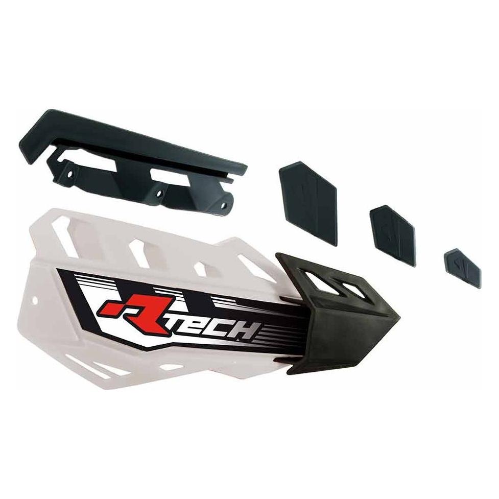 Racetech (Rtech) Ersatzkunststoffe Für Flx / Alu / Atv-Handschutz, Weiss (REPPMFLBN00)
