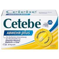CETEBE ABWEHR plus Vitamin C+Vitamin D3+Zink Kaps. 30 St