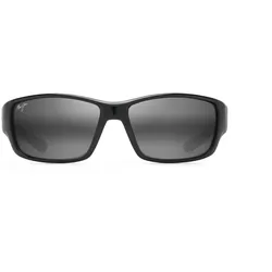 Maui Jim LOCAL KINE _ Schwarz glänzend mit Grau/Kastanienbraun (810-07E)