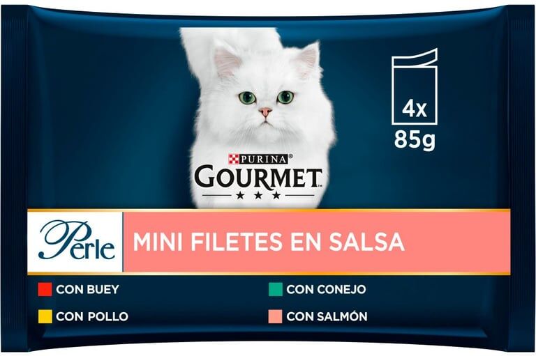 Gourmet Perle Finas Lâminas em Molho 12 uds x 4 uds