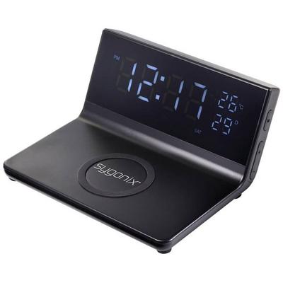 Sygonix Ladestation 15W Alarm Clock with Wireless Charger SY-5459860