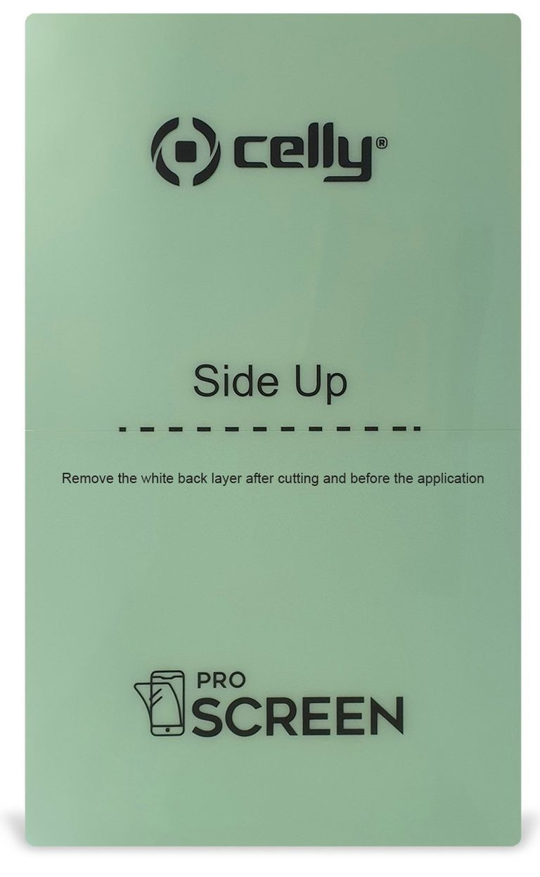 Celly PROFILM20 Universele Krasbestendige Screenprotector, Transparant, 20 stuks
