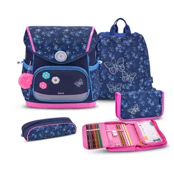 Belmil Premium Compact Plus Schulranzenset 5-teilig - "Sapphire" Koffer24
