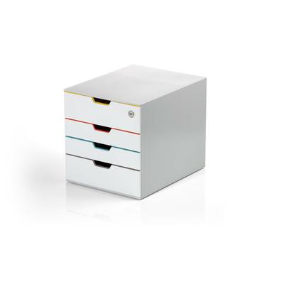Durable Schübebox VARICOLOR MIX 4 MIX 4 SAFE 762627 4 Schübe grau/farbig