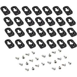 Hammond Electronics 1557FOOT2BK-24 Montagefuß Polycarbonat Schwarz 24 St.