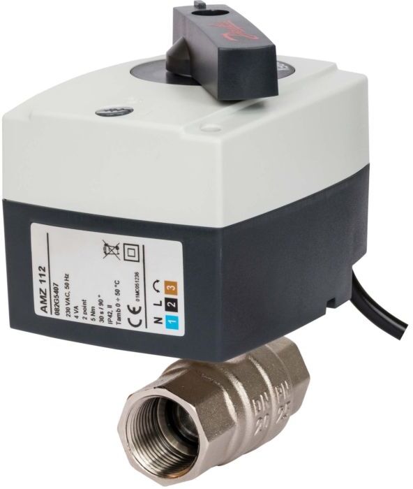 Danfoss motorischer Kugelhahn 112 082G5402 2-Wege, DN 25, 24Vac, Auf/Zu
