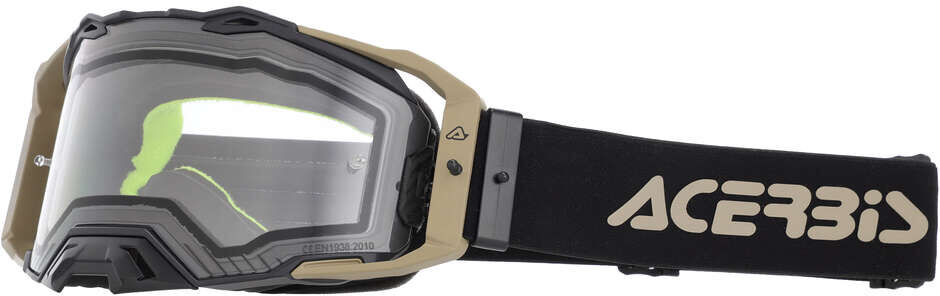 Maschera per Motocross ACERBIS VULCAN ENDURO Nero Marrone taglia unica