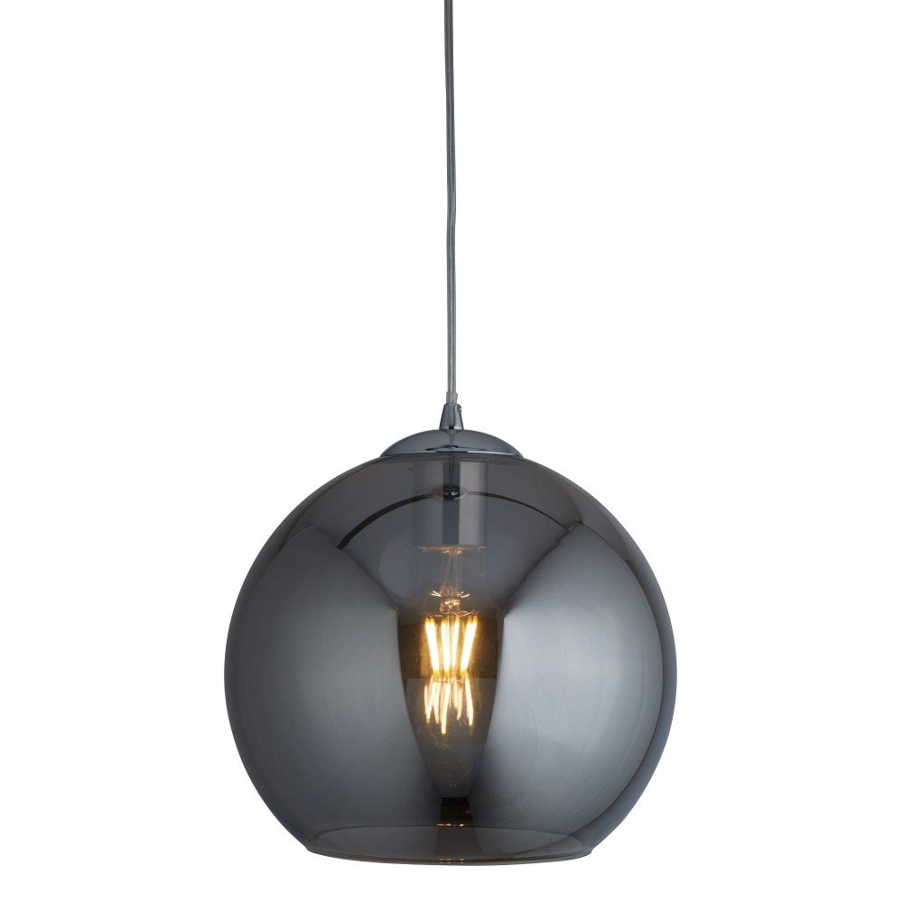 Searchlight Smoke hanglamp Balls, grijs, Ø 30 cm