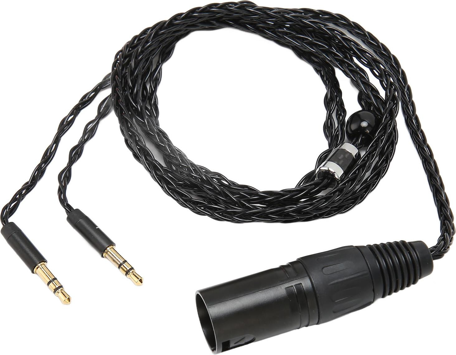 Cocosity XLR 4-polige naar dubbele 3,5 mm jack kabel voor Arya, Sundara, Ananda, HE400SE, MDR Z7, Z7M2, Z1R en D7200 hoofdtelefoon