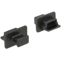 DELOCK Staubschutz USB2.0 Mini-B-Buchse m. Griff Schw. 10