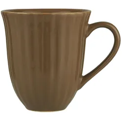IB Laursen Mynte Becher mit Rillen, Hazelnut