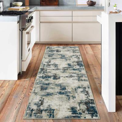 Garvee Area Rug Washable Non-Shedding Abstract Rug Soft Non-Slip Rug for Living Room Dining Room Indoor