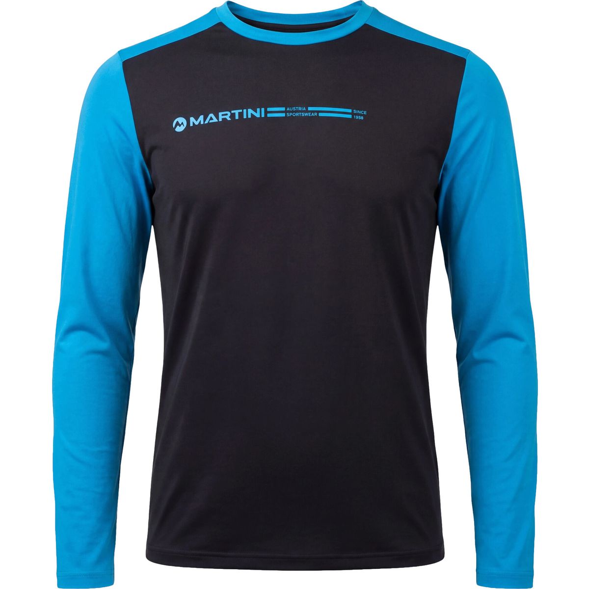 Martini Original Amp LS Shirt M black/cyanite (110/631) M SSSTY0800B-110/631-M