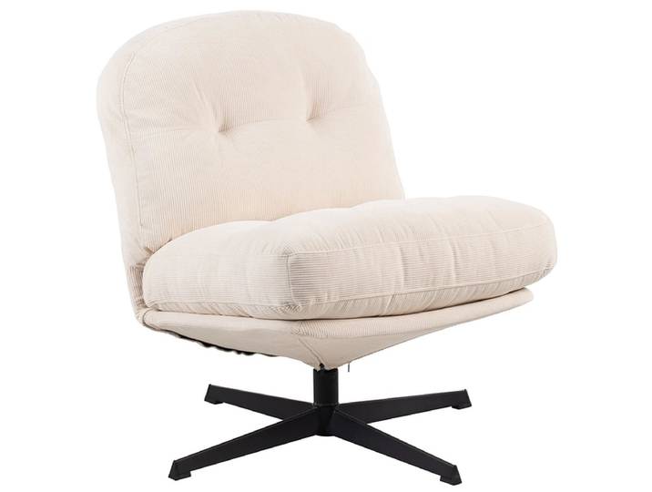 Sessel CARLA Cord-Stoff beige
