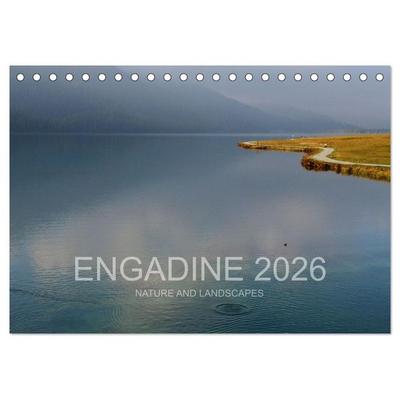 Engadine 2026 - Nature and landscapes (Desk Calendar 2026 DIN A5 landscape), CALVENDO 12 Month DeskCalendar