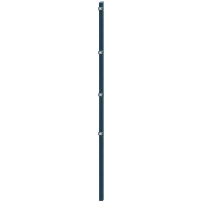 Zaunpfosten ARVOTEC "ESSENTIAL 240", grau (anthrazit), B:4cm H:240cm, Metall, Zaunpfosten, 4x4x cm für Mattenhöhe 240 cm, zum Einbetonieren