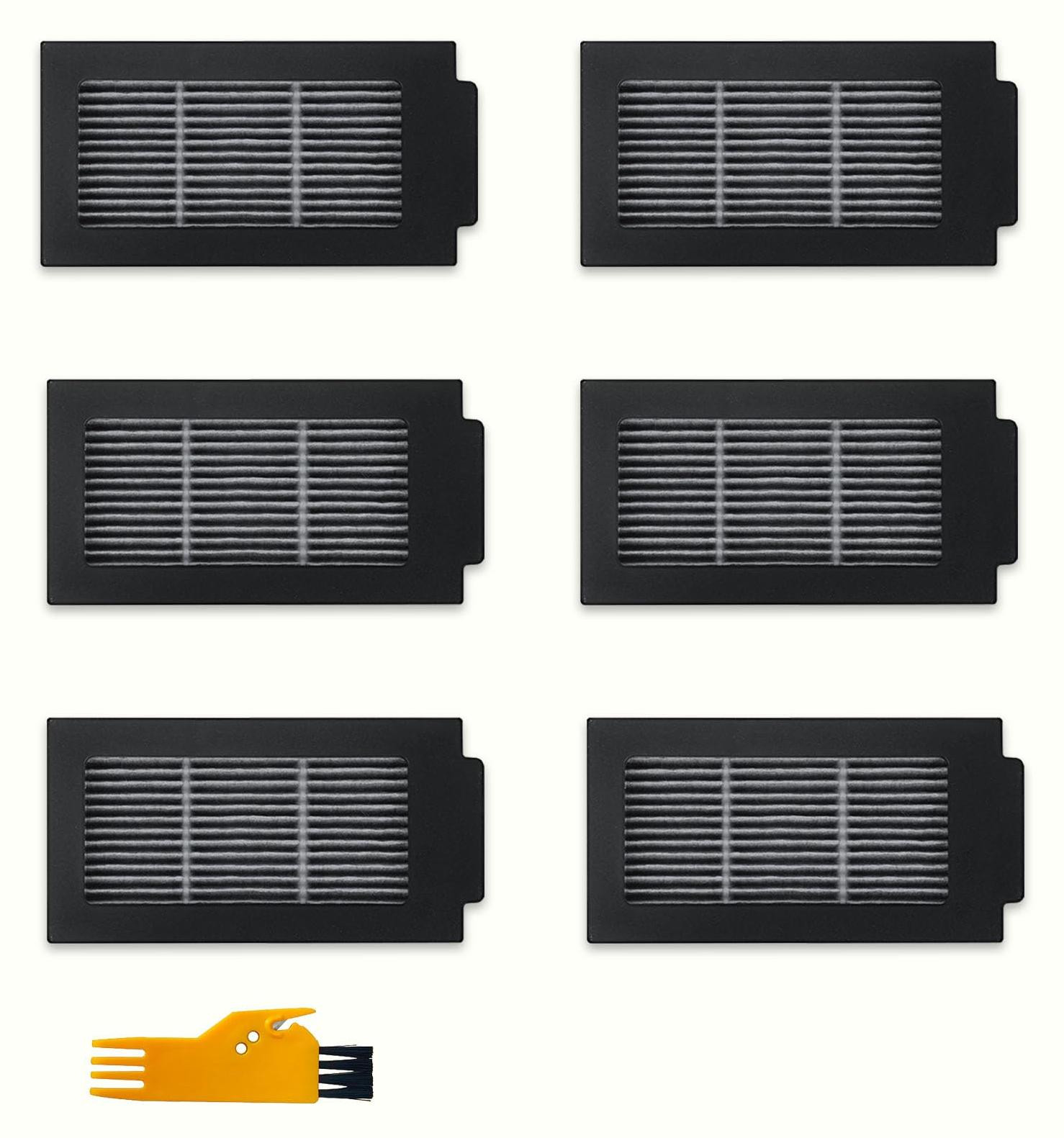 Dripio HEPA-filterset voor Ecovacs Deebot T30C/T50, 6 stuks