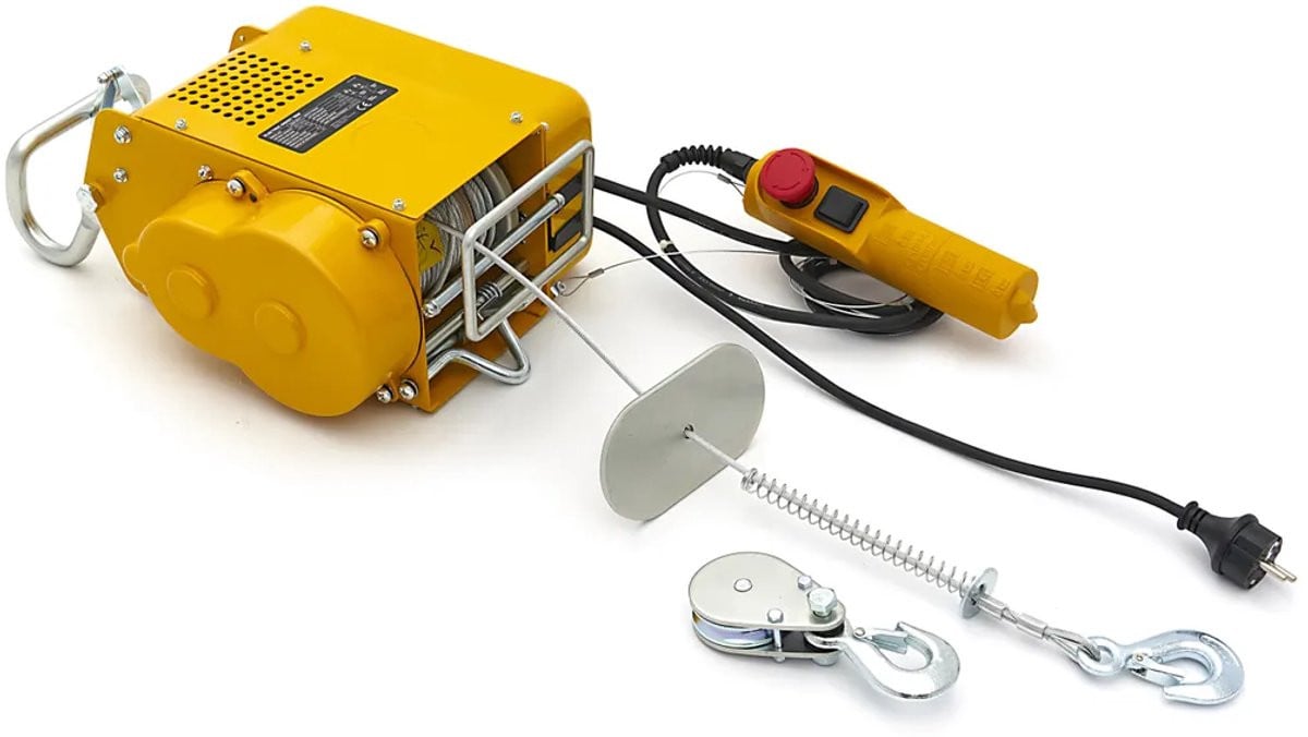 HBM Verplaatsbare Elektrische Takel, Geel, 18 meter