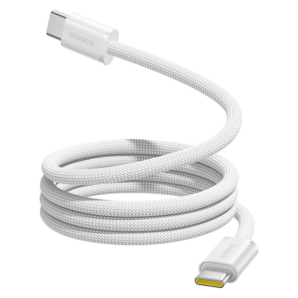 Baseus Dynamic 4 Pro 100W USB-C - USB-C Magnetkabel 1m - Weiss (1 m, 100 W) (P10385200211-00)