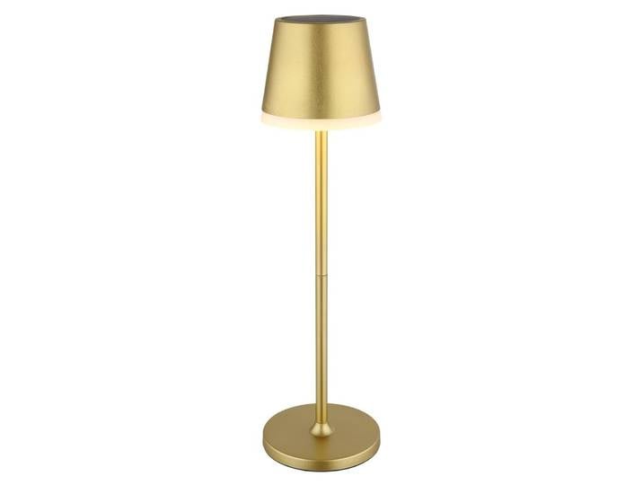 GLOBO 36637GM Lampe solaire métal doré métallisé\, 10x LED