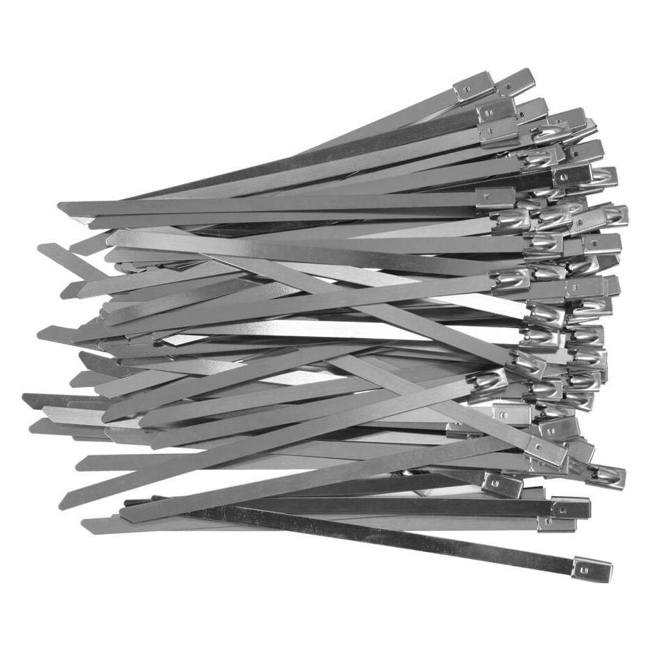 Yato OPASKI ZACISKOWE ZE STALI NIERDZEWNEJ 4,6x125mm /100szt. (125 mm, 100 Stk.) (YT-70560)