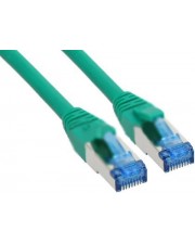 InLine Patch-Kabel RJ-45 M bis M 5 m SSTP-Kabel CAT 6a halogenfrei grün (76805G)