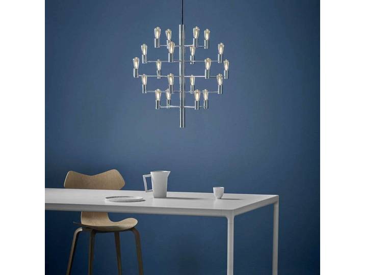 Manola 20 Lustre Chrome - Herstal - Salle à manger - Métal