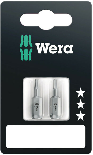 Embouts Wera Hex-Plus Z SB, 6 x 25 mm, 2 pièces (05073055001)