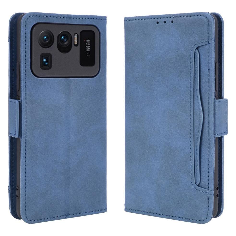Cover-Discount Xiaomi Mi 11 Ultra - Etui mit vielen Kartenfächer blau (Xiaomi Mi 11 Ultra) (101910555D)