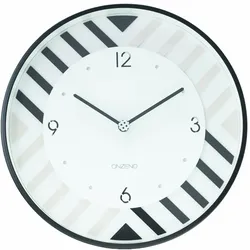 WANDUHR Design Weiß 30/30 cm