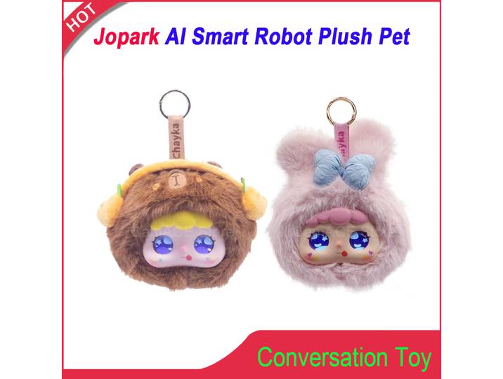 Jopark AI Smart Robot Plush Pet Companion Touch Interactive Tuya APP Multiple Roles Voice Conversation Toy